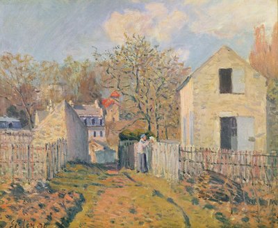 Village de Voisins, 1872 by Alfred Sisley